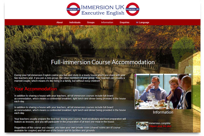 Immersion UK - Full immersion English